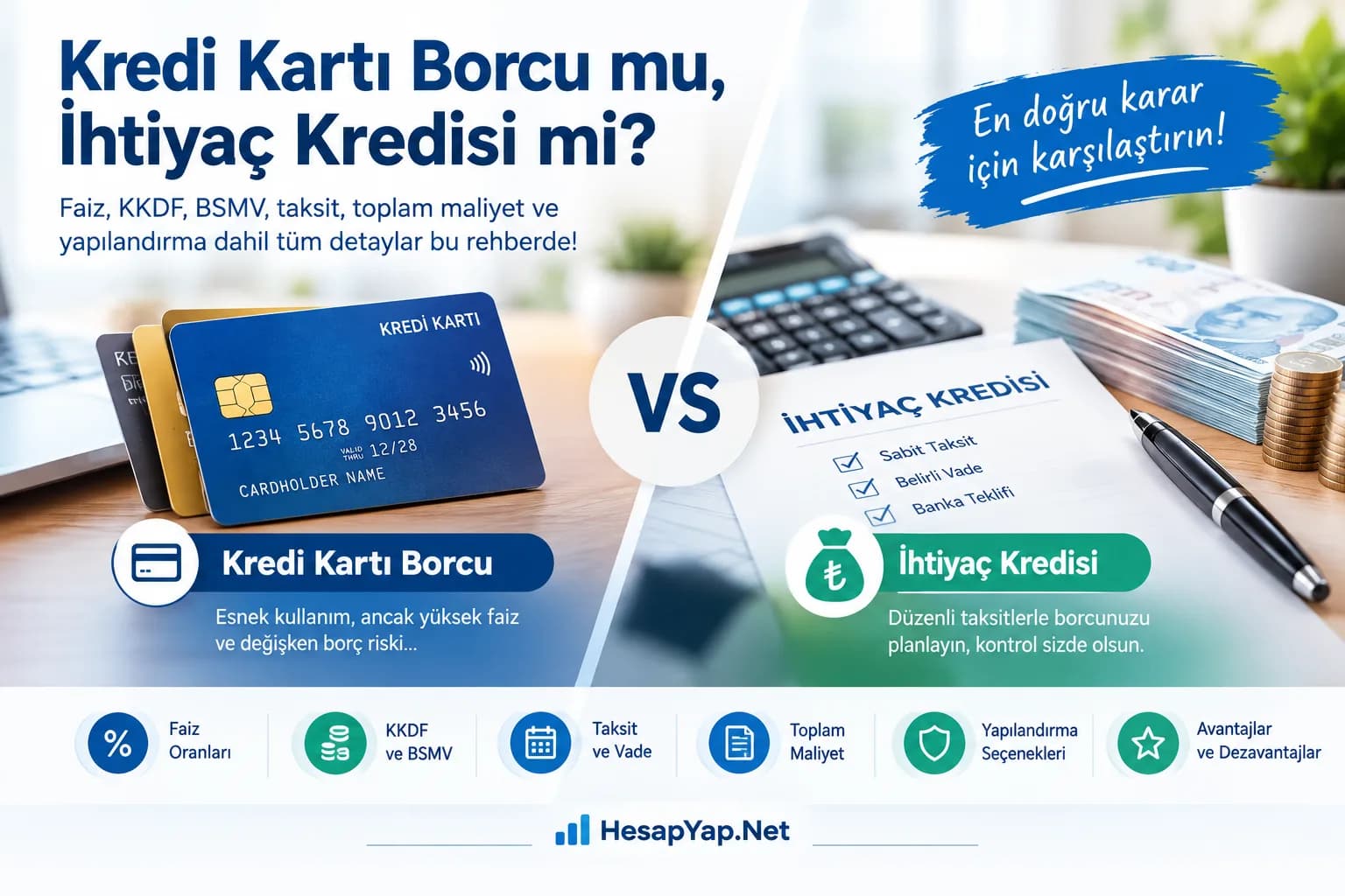 Kredi Kartı Borcu mu İhtiyaç Kredisi mi?