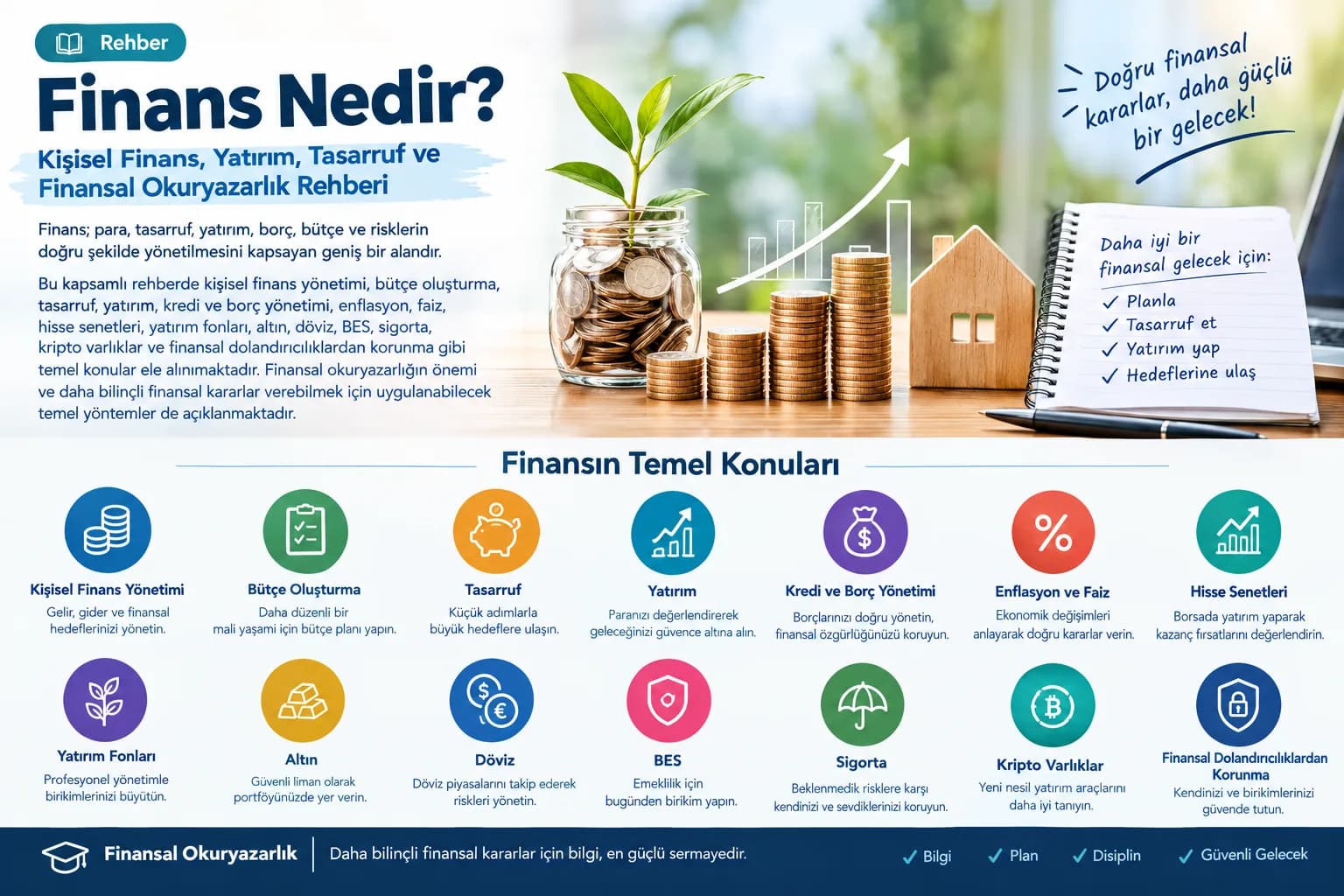 Finans Nedir? Kişisel Finans, Yatırım, Tasarruf ve Finansal Okuryazarlık